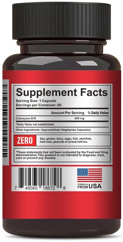 Crown Elite Premium High Absorption CoQ10 300mg, 2 2 Month