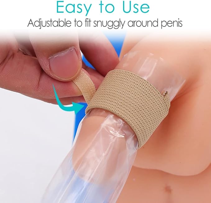 20 Pcs Male External Catheter Strap,