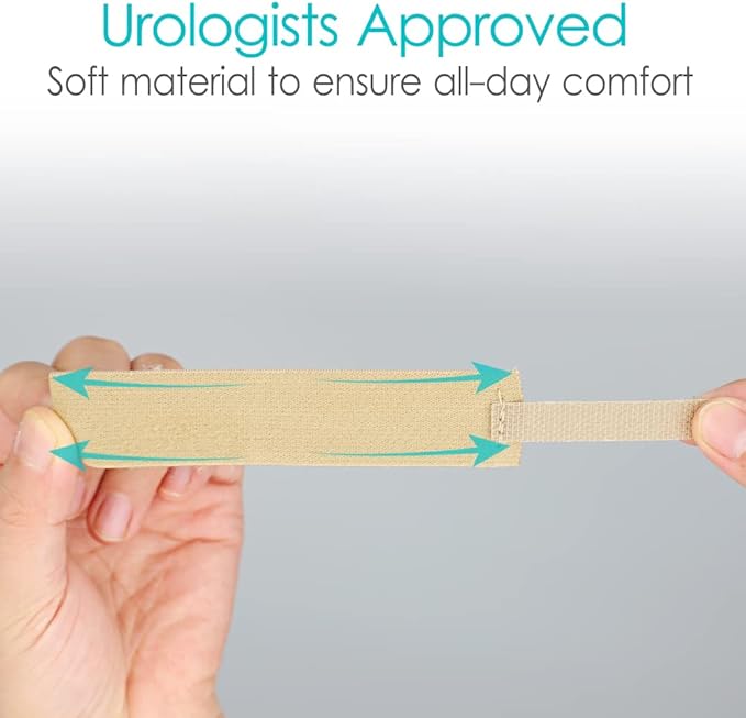 20 Pcs Male External Catheter Strap,