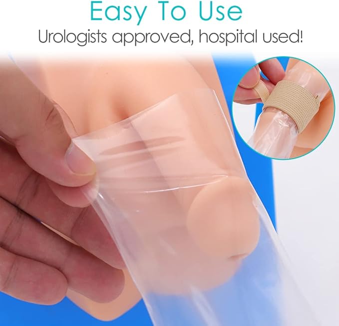 20 Pcs Male External Catheter Strap,