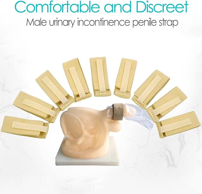 20 Pcs Male External Catheter Strap,