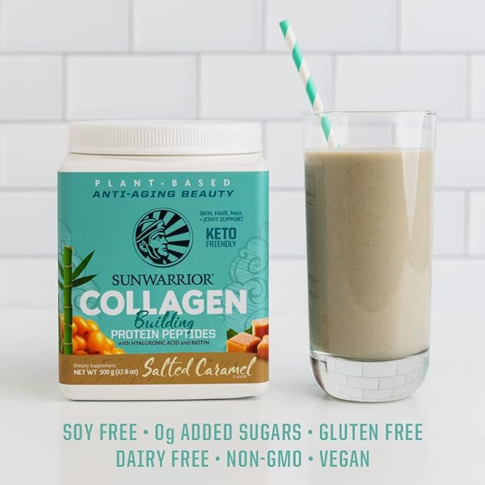 Sunwarrior Vegan Collagen Protein Powder Plant-based 20 Servings