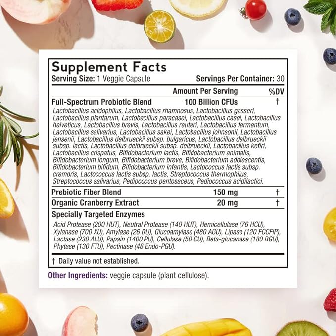 Doctor's Recipes Probiotics for Women, 100 32 Strains, 30 Caps