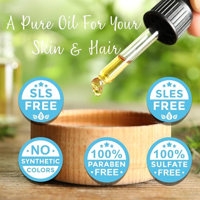 100% Pure Tea Tree Oil, USDA and QAI Certified Organic, Steam Distilled and Potent, Can Help Nails, Skin, Hair or Be Used As Diffuser Oil for Aromatherapy