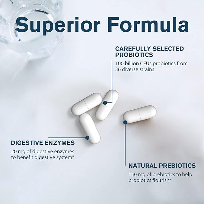 Probiotic, 100 Billion CFUs, 36 Strains, 30 Vegan