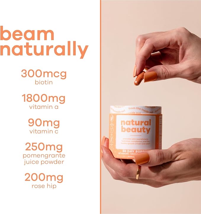 Be Amazing Natural Beauty Supplement 60 Capsules