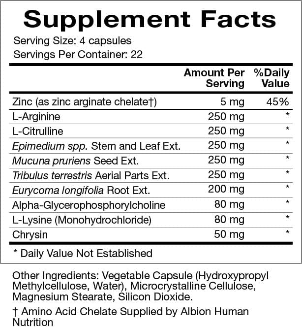 Night Gain® – Advanced Vitality & Circulation Support | Promotes Stamina, Hormonal Balance, and Endurance with Maca, L-Citrulline, and Tongkat Ali – 90 Capsules