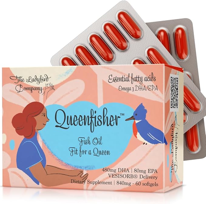 Queenfisher Omega 3 Fish Oil Supplements 3 Supplement 60 Softgels