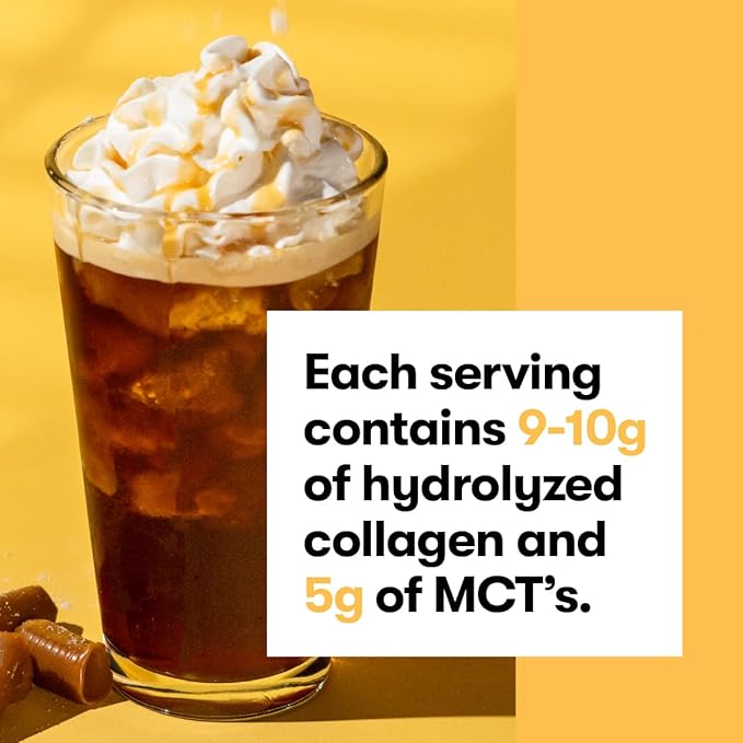 Perfect Keto Collagen Peptides Protein Powder with MCT Oil, Hydrolyzed Collagen, Type I & III Supplement, Gluten Free, Grass Fed, Low Carb, Keto Coffee Creamer, Collagen for Women & Men, Chocolate