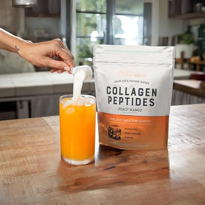 Live Conscious Collagen Peptides Powder 30 Servings 13oz