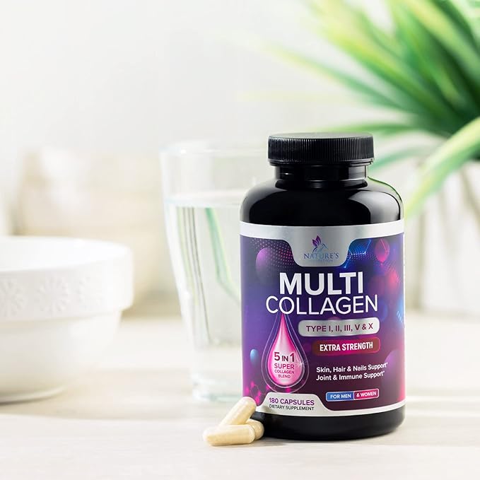 Collagen Peptides for Women & Men 180 Capsules