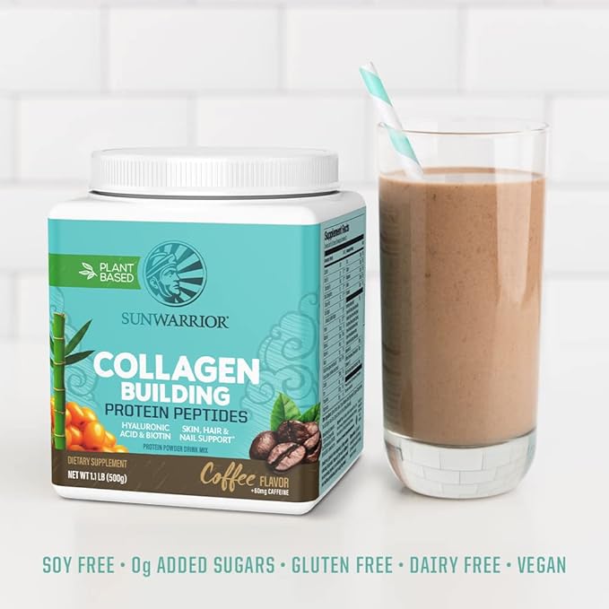 Sunwarrior Vegan Collagen Protein Powder Plant-based 20 Servings