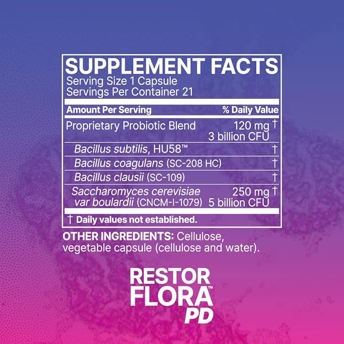 Microbiome Labs RestorFlora PD (21 Capsules)