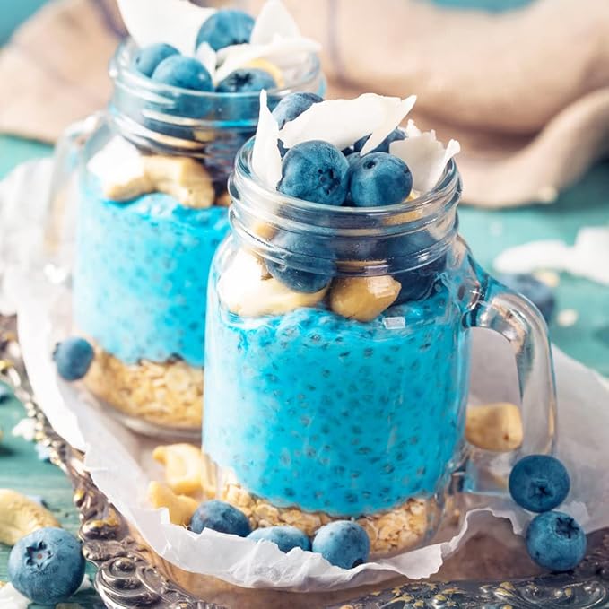 Ellie's Best Organic Blue Spirulina Powder (Phycocyanin Extract) - 60 Servings - Odorless - Vegan, Non GMO, Gluten-Free, Dairy-Free - Organic Food Coloring - for Smoothies & Protein Drinks etc