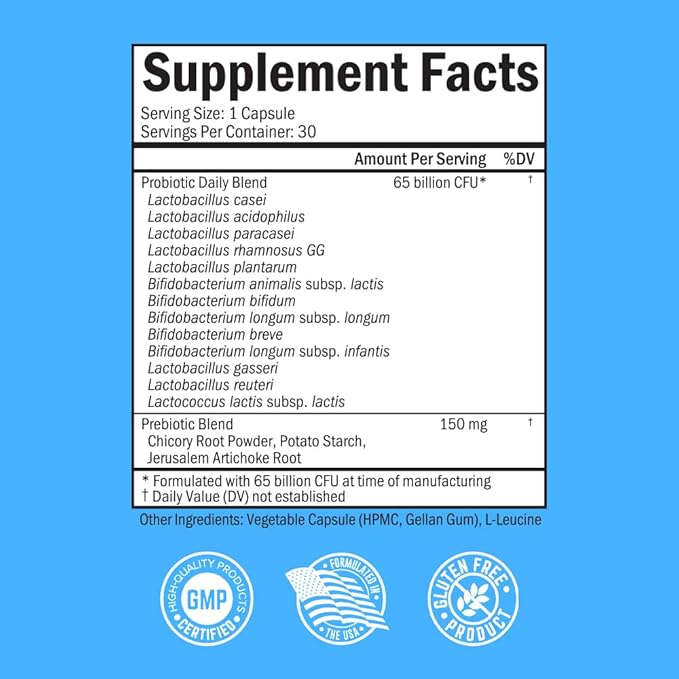 Probiotic 65 Billion Free-30ct