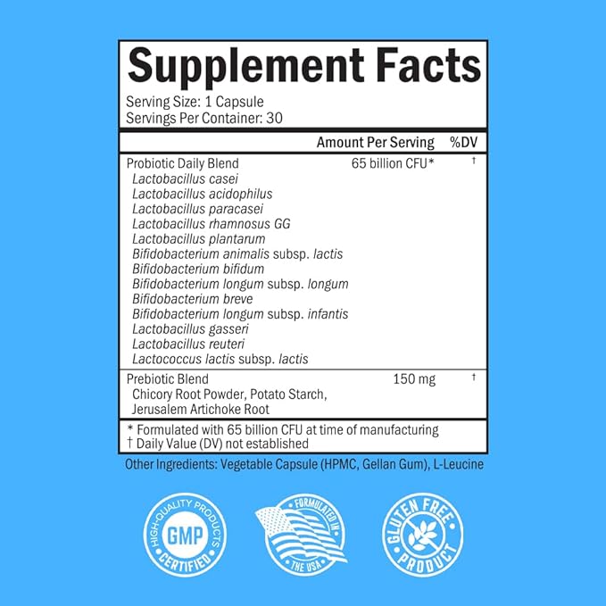 Probiotic 65 Billion Free-30ct