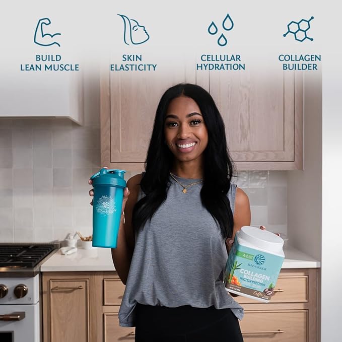 Sunwarrior Vegan Collagen Protein Powder Plant-based 20 Servings
