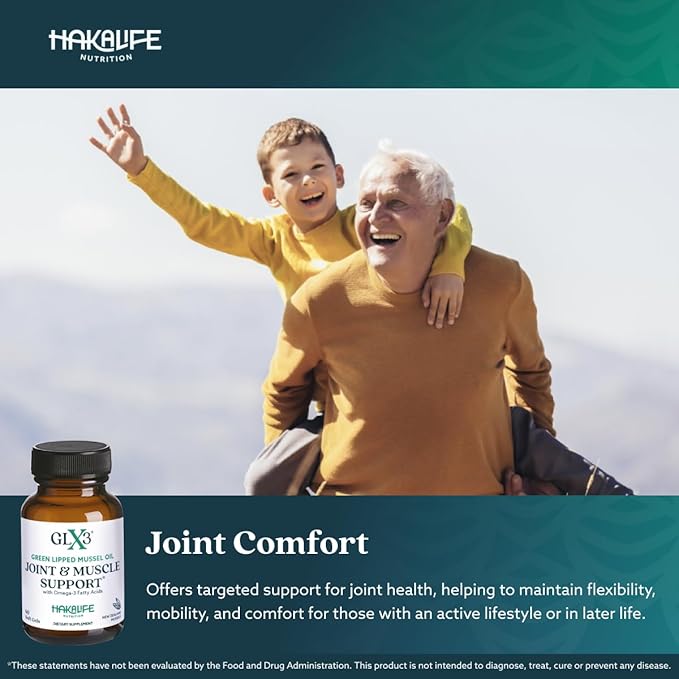 GLX3 Joint Support Extra Strength Omega-3 Supplement 3 Capsules 2 Month