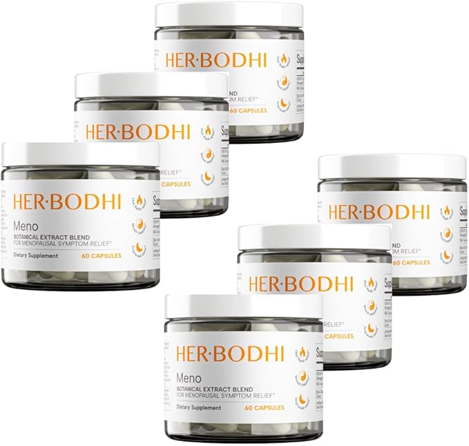 Meno- Menopause Hormonal Balance for Women, Estrogen Soy Isoflavones Menopause Supplement for Women, Ashwagandha, Black Cohosh Hot Flashes Menopause Relief, Night Sweats Relief 360Caps