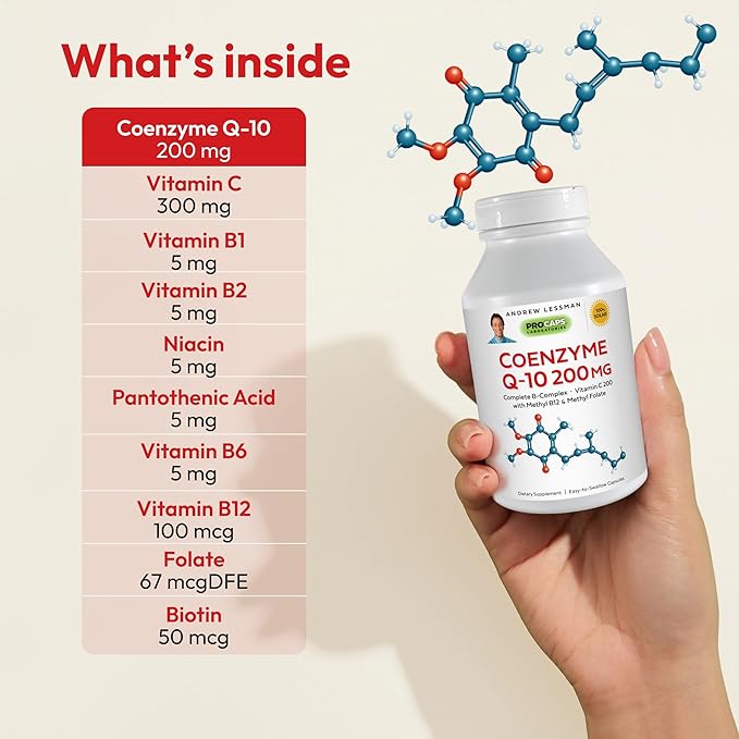 ANDREW LESSMAN Coenzyme Q-10 200 mg 60 Capsules