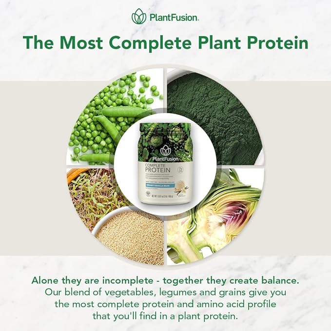 PlantFusion Complete Vegan Protein Powder 1 lb