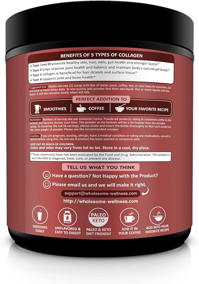 Multi Collagen Protein Powder Hydrolyzed (Type