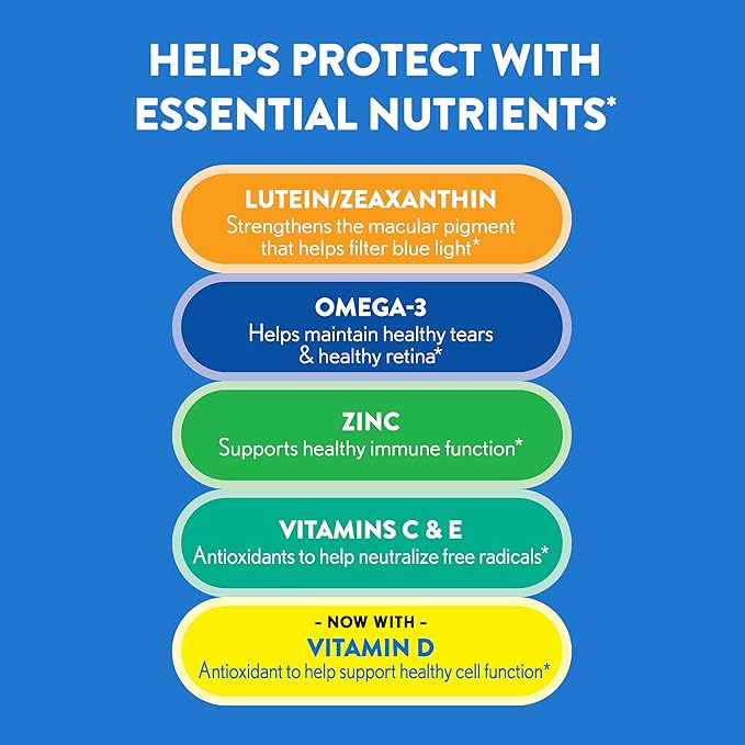 Ocuvite Eye Vitamin & Mineral Supplement, 3, Lutein, 90 Softgels