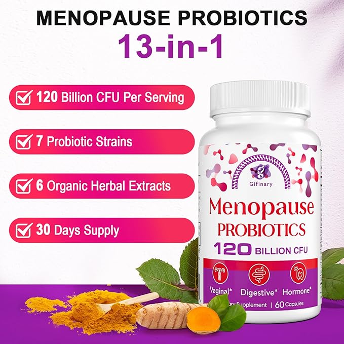Menopause Supplements for Women, 120 Billion 120 Capsules