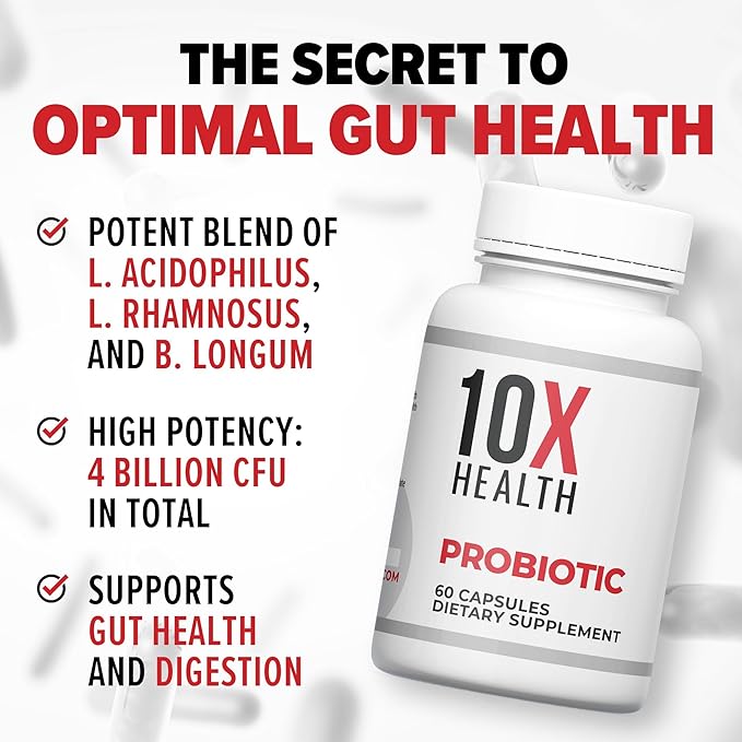 10X Health Probiotics (60 Caps)