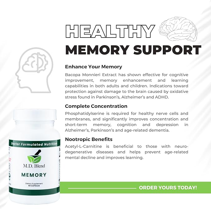 Memory - Natural Blend - Expert 30 Capsules 3 Pack