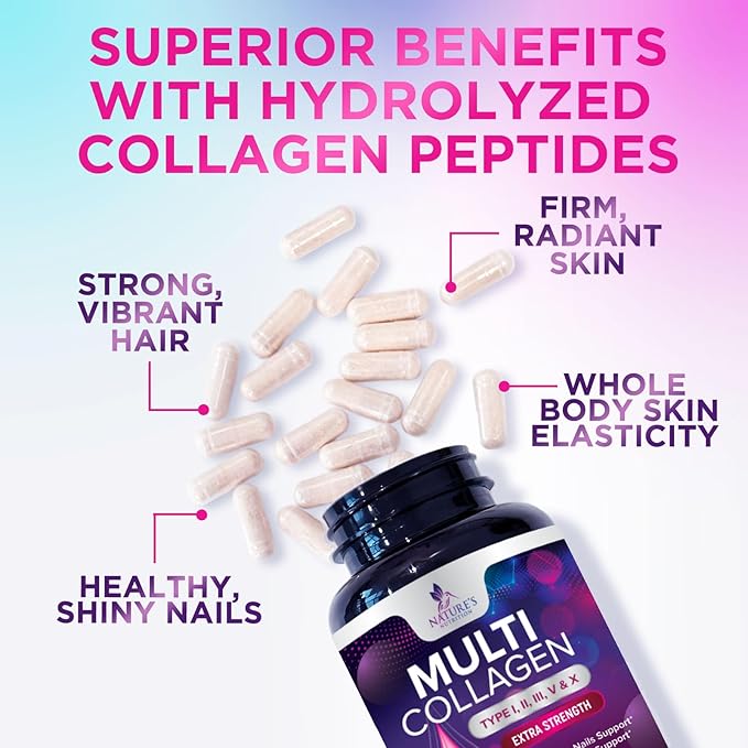 Collagen Peptides for Women & Men 60 Capsules