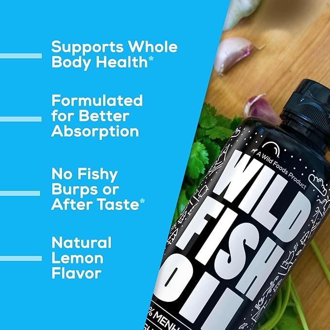 Wild Foods Liquid Omega 3 Fish 16 oz (2 pk)