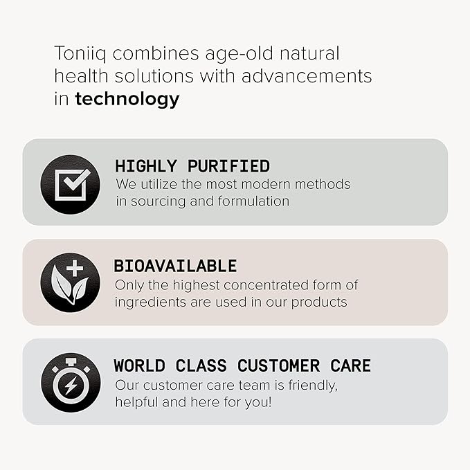 Toniiq 200 Billion CFU Probiotic Supplement 30 Verified
