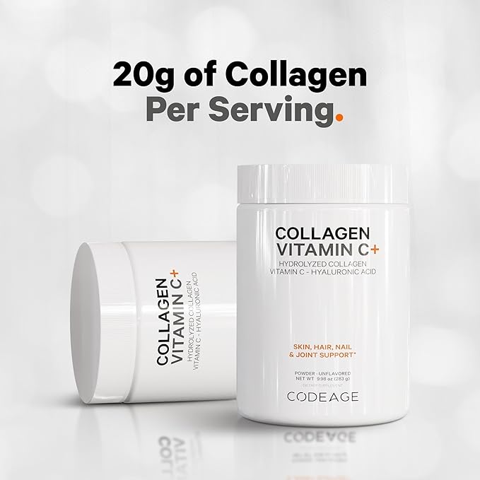 Codeage Collagen Peptides Powder + Vitamin 9.98 oz