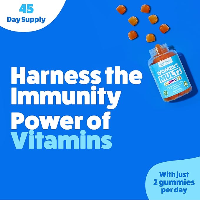 Multivitamin Gummy for Women by Feel B-6, B-12, B-12, C,