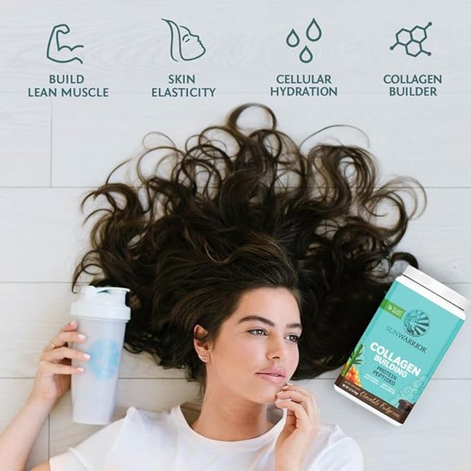 Sunwarrior Vegan Collagen Protein Powder Plant-based 40 Servings