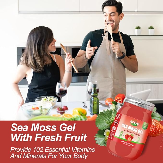 (18 OZ) Irish Sea Moss Gel 102 Vitamins