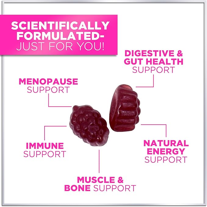 Menopause Probiotics for Women Gummy 3 Billion 60 Gummies