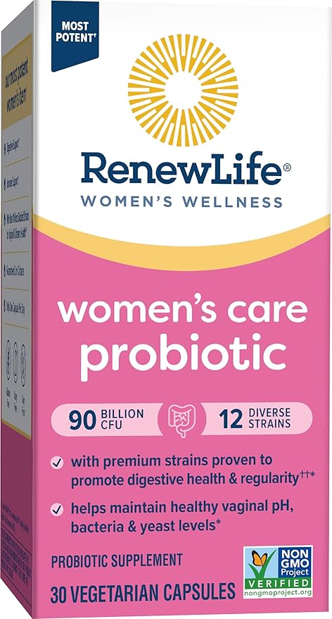 Renew Life Women's Probiotic Capsules, Supports 90 Billion 30 Ct