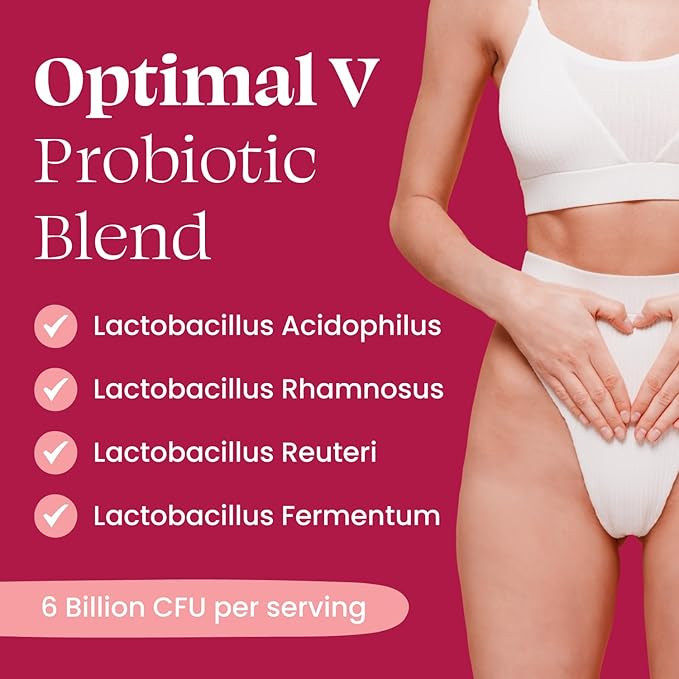 Vaginal Probiotics for Women with Prebiotics, 60 Capsules