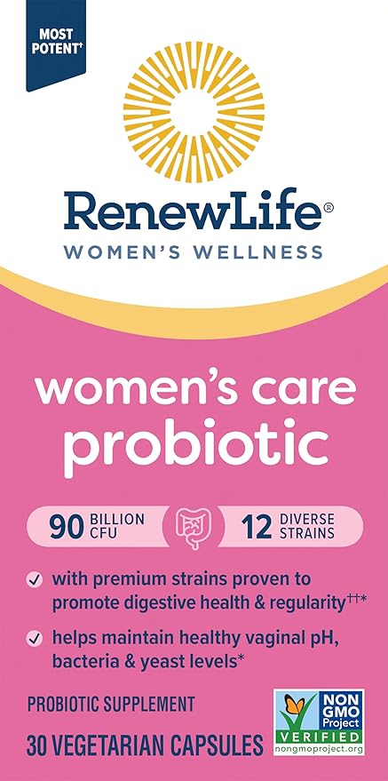 Renew Life Women's Probiotic Capsules, Supports 90 Billion 30 Ct