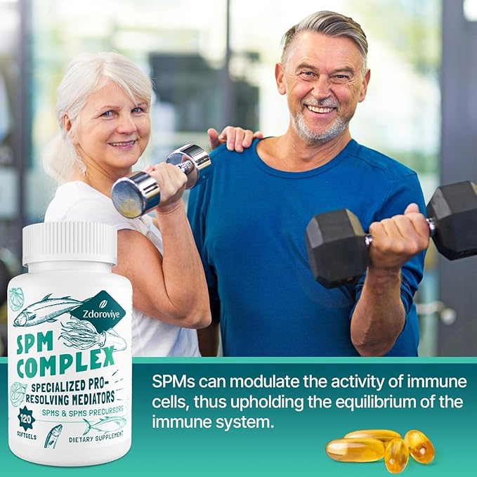 Specialized Pro-Resolving Mediators and SPMs Precursors 120 Softgels