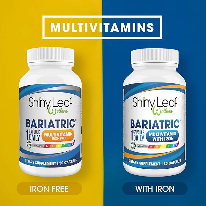Shiny Leaf Bariatric Multivitamin Iron-Free Capsules (1 Month 30 Caps)