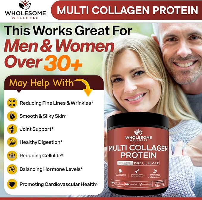 Multi Collagen Protein Powder Hydrolyzed (Type