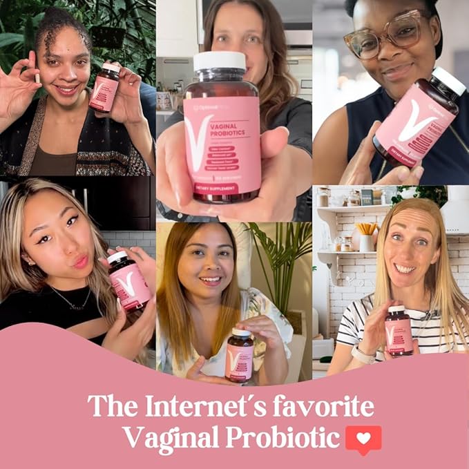 Vaginal Probiotics for Women with Prebiotics, 60 Capsules