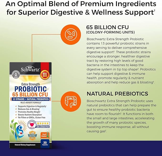 Probiotic 65 Billion Free-30ct