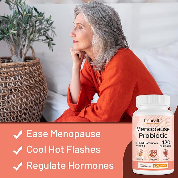 Menopause supplements for women, 120 Billion 13-in-1 Herbs 60 Capsules
