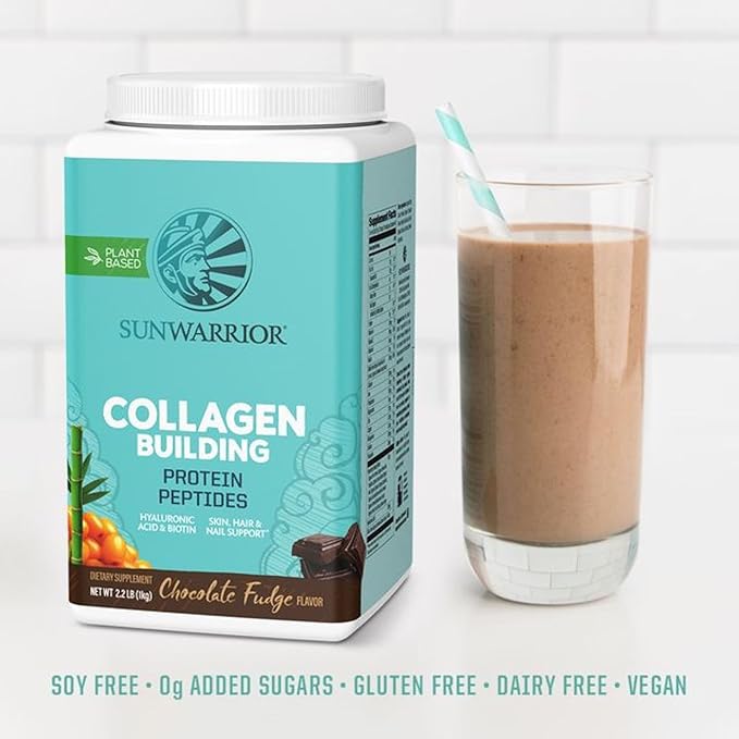 Sunwarrior Vegan Collagen Protein Powder Plant-based 40 Servings