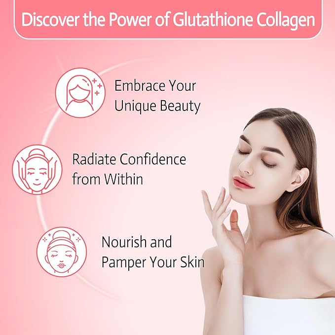 Glutathione Collagen Gummies, Collagen Gummies 60 Count