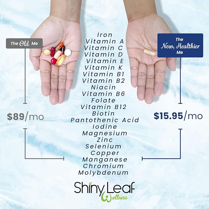 Shiny Leaf Daily Bariatric Multivitamin 45 mg 30 Ct (1 Month